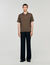 Polo in maglia con colletto con zip