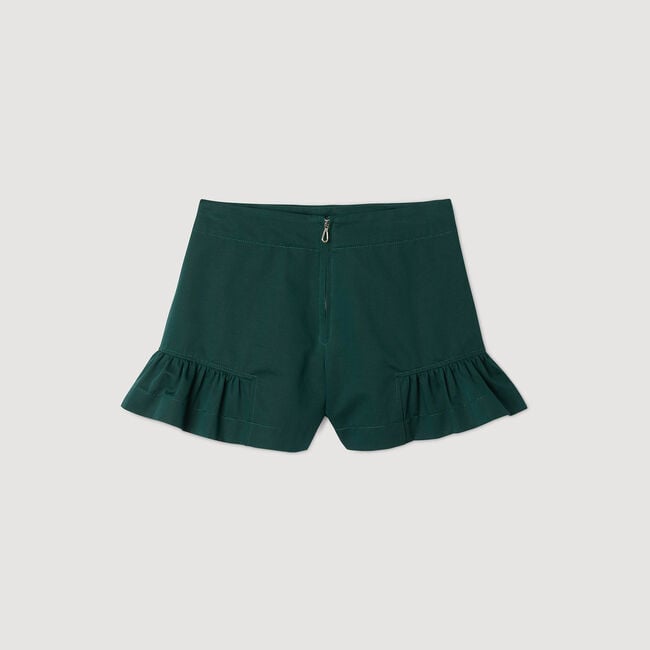 Shorts con volant