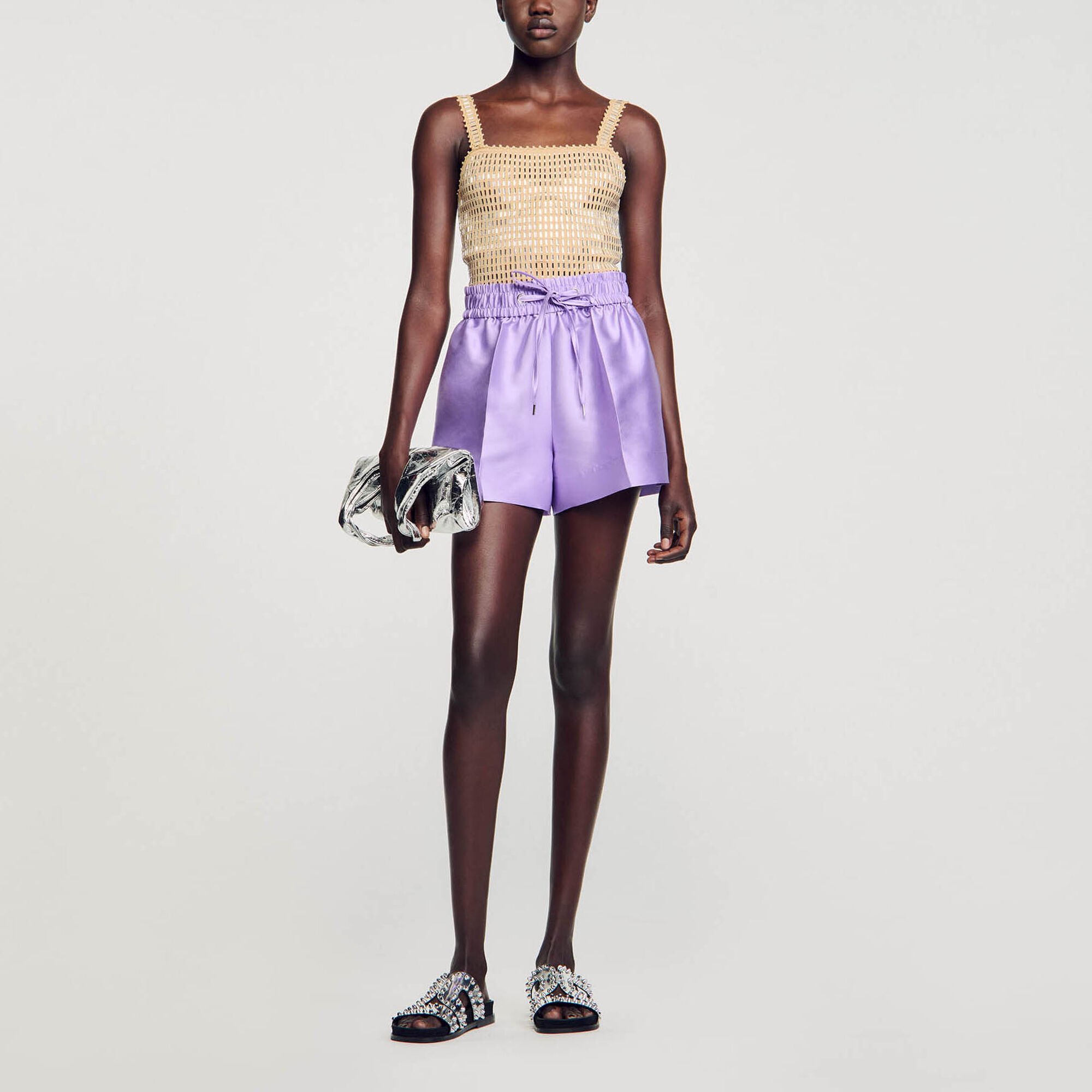 Short larghi satinati