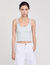 Canottiera in maglia a righe