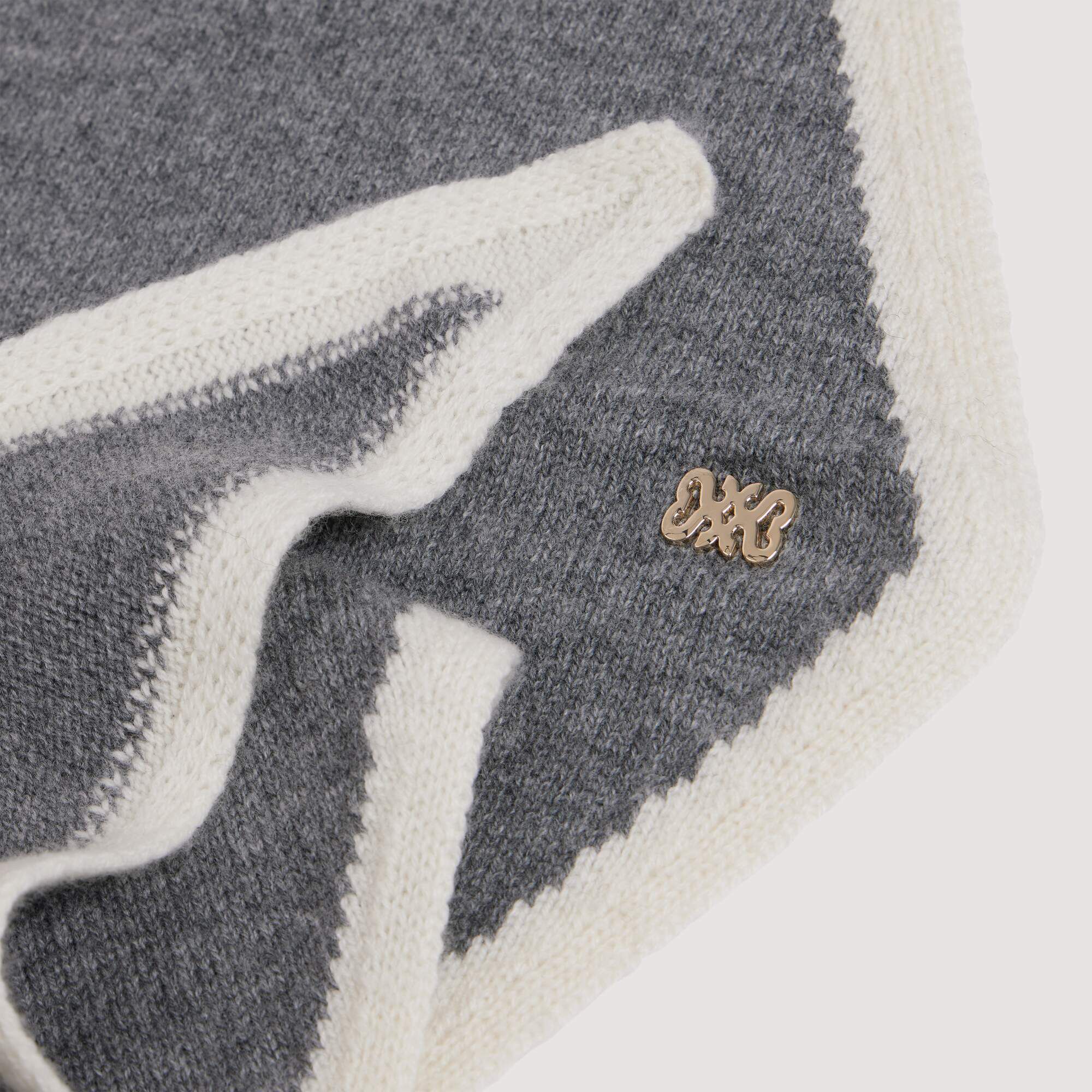 Foulard triangolo bicolore in lana - Donna | Sandro