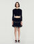 Gonna pattinatrice velluto e perle - Donna | Sandro