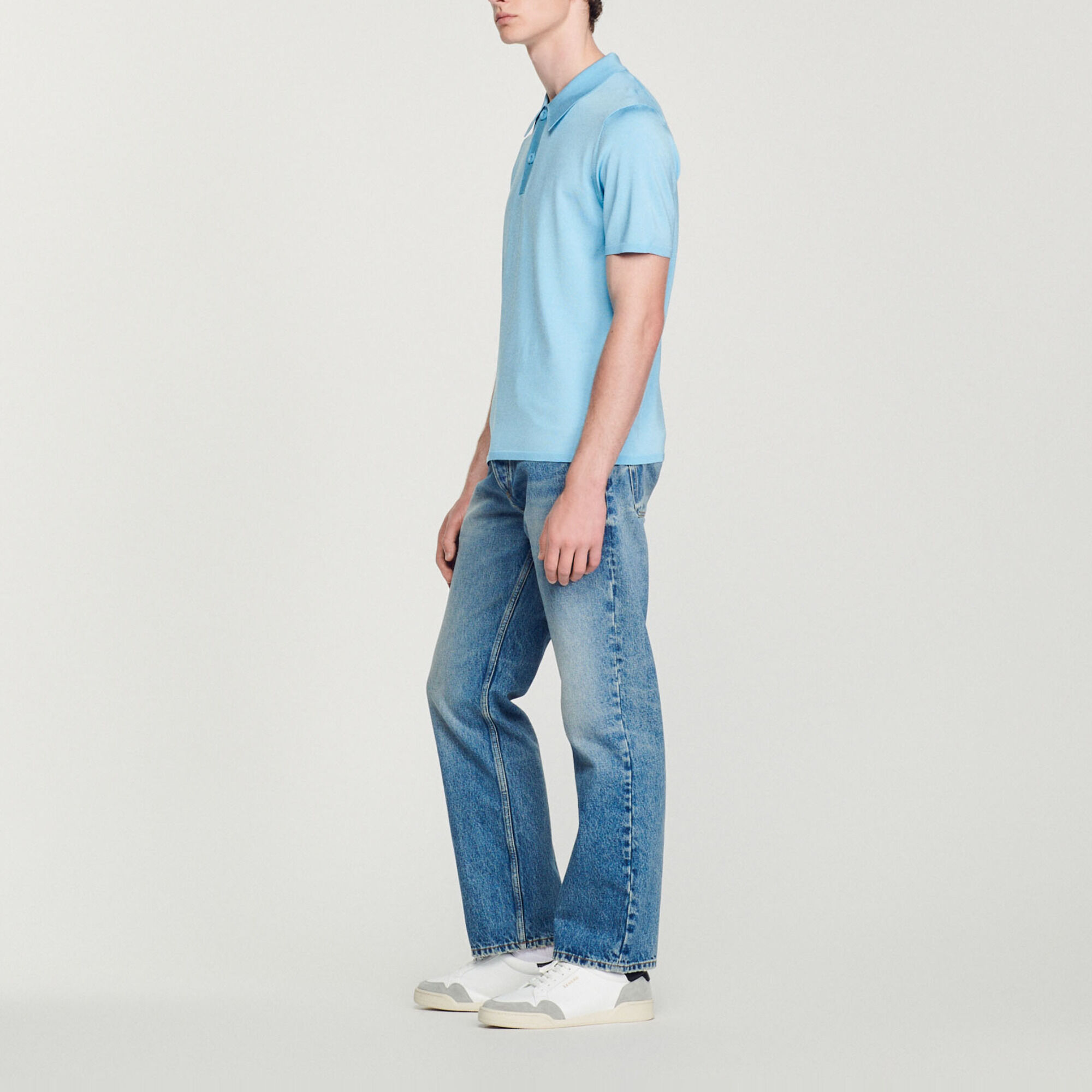 Polo in maglia a maniche corte