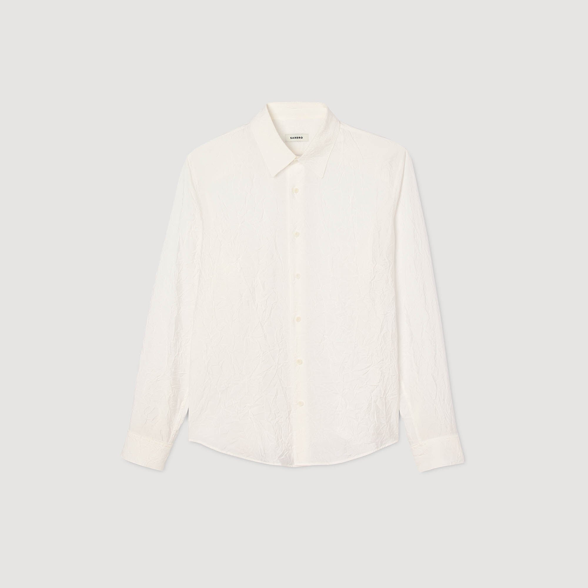 Camicia effetto stropicciato