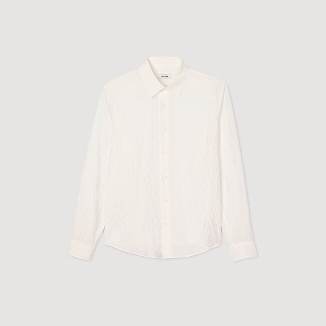 Camicia effetto stropicciato