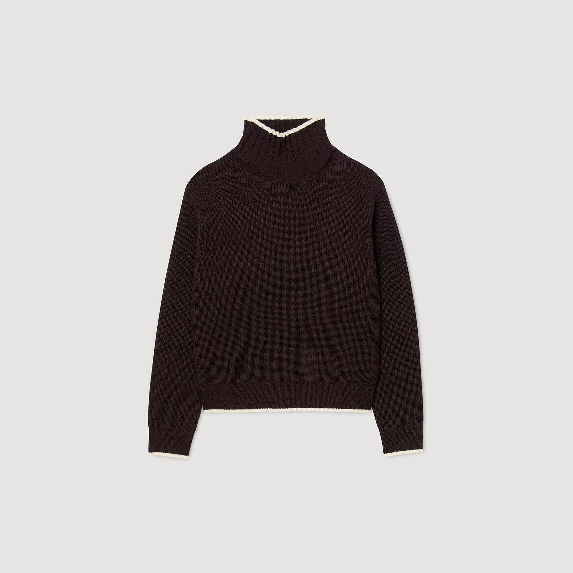 Maglione con collo alto