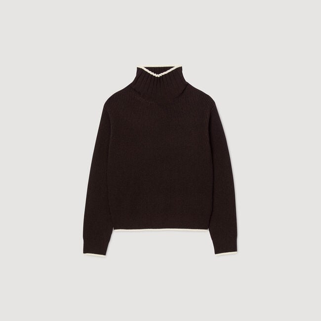 Maglione con collo alto
