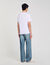 T-shirt in cotone con stampa a onde