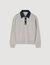 Maglione con colletto in jeans