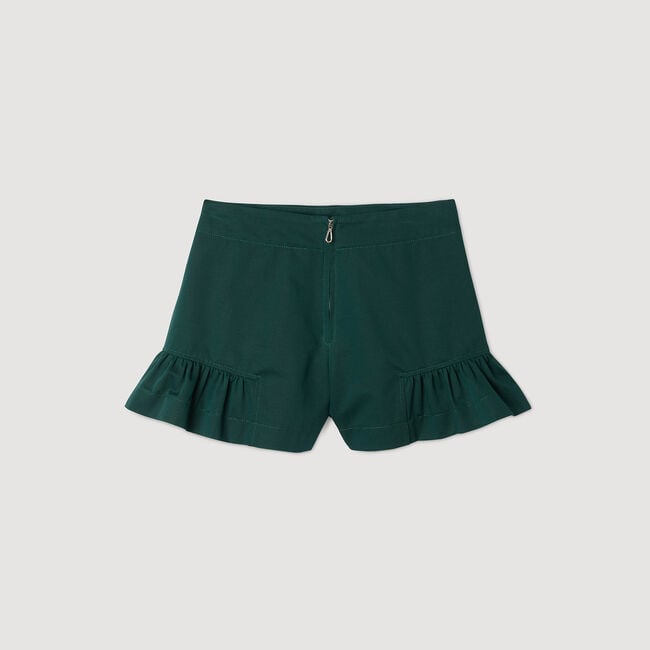 Shorts con volant