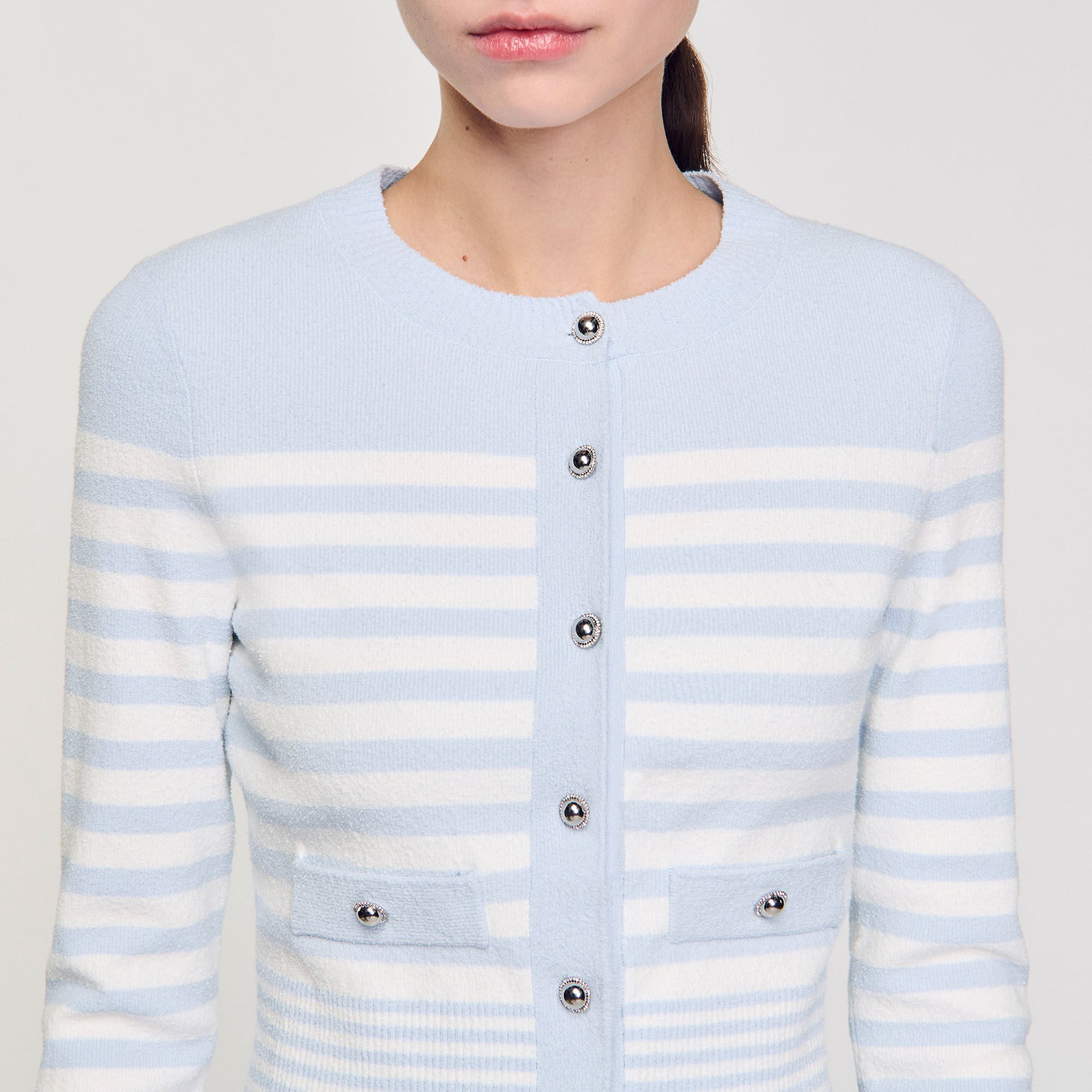 Cardigan a righe