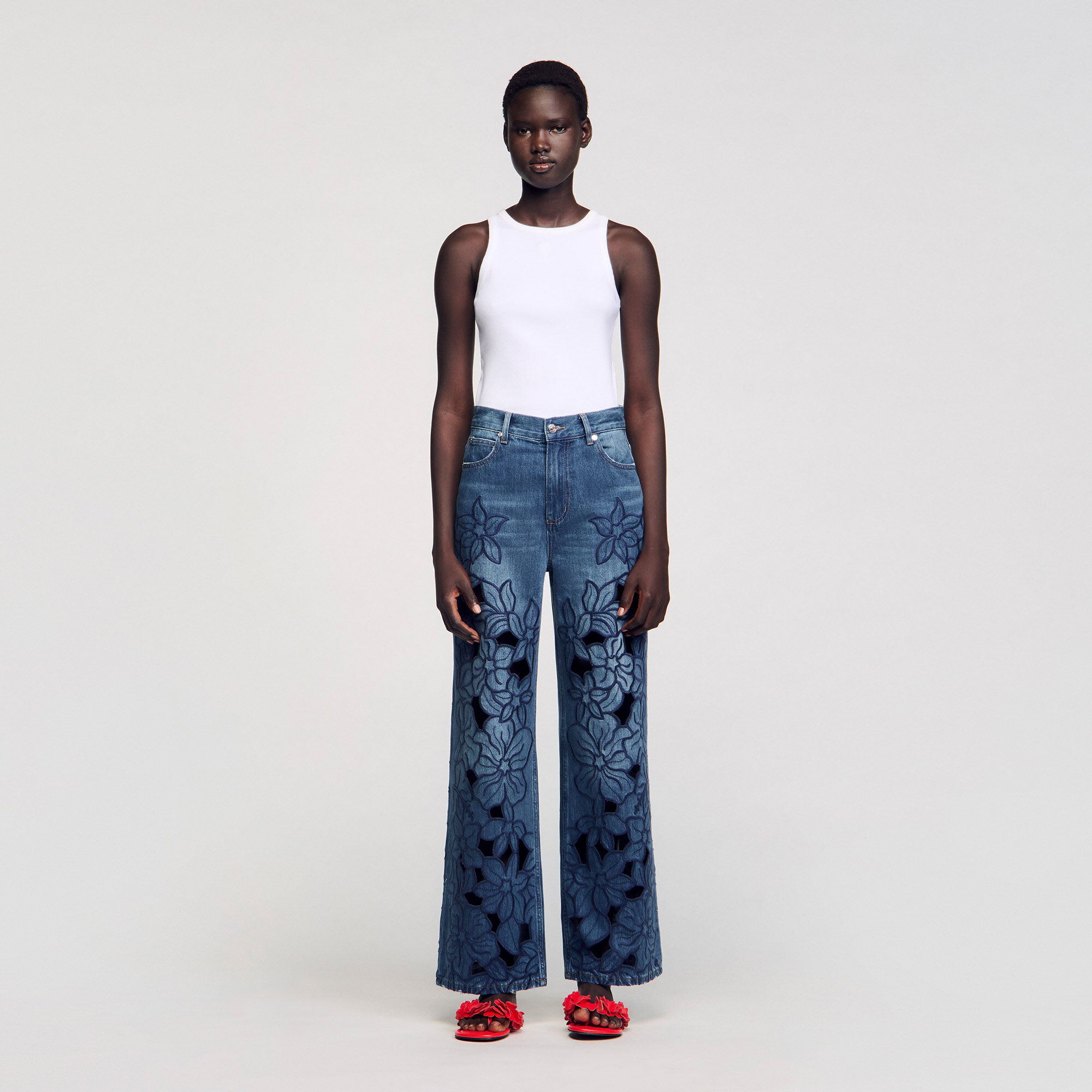 Jeans ricamati