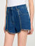 Shorts in denim glitterati