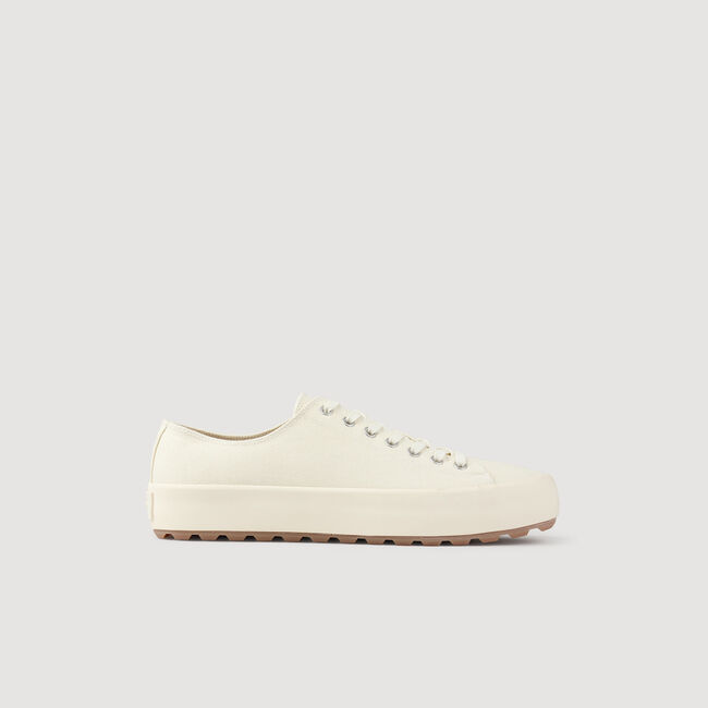 Sneakers basse in tela