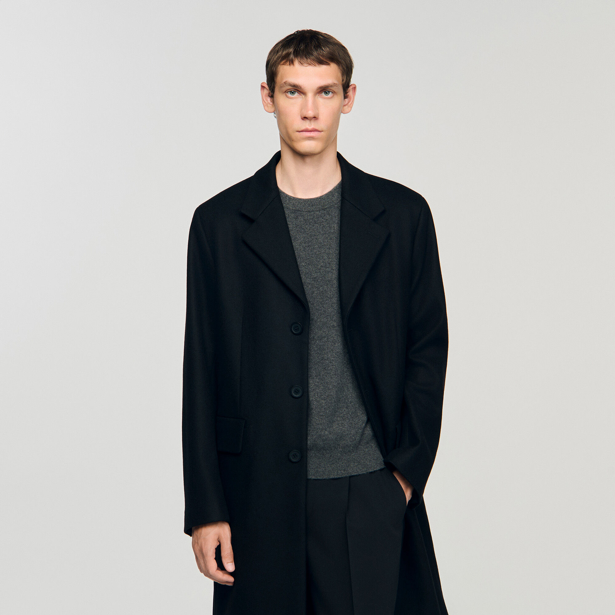 Cappotto in lana e cashmere