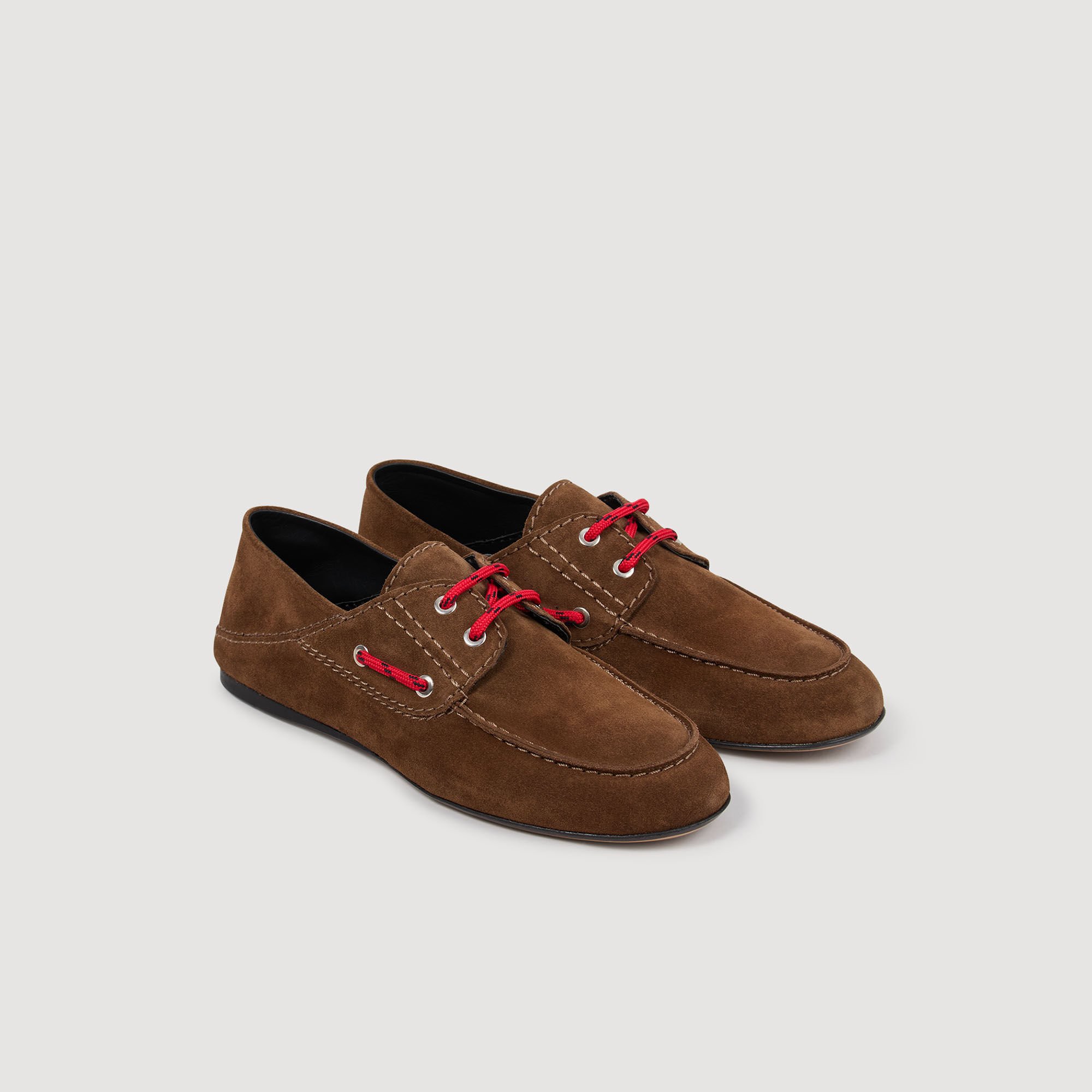 Scarpe da barca in scamosciato