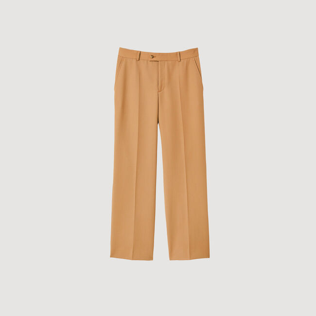 Pantaloni in misto lana