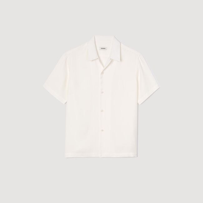 Camicia con colletto aperto