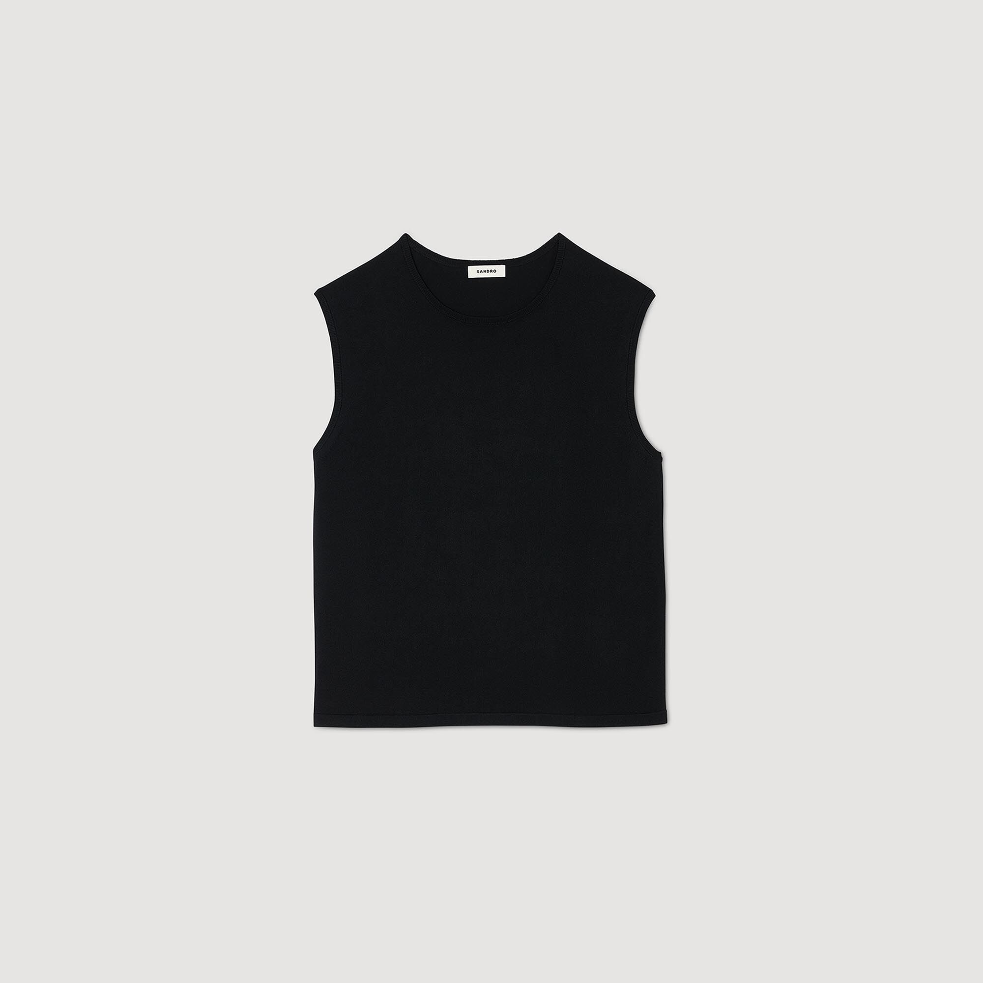 Canottiera in maglia fine