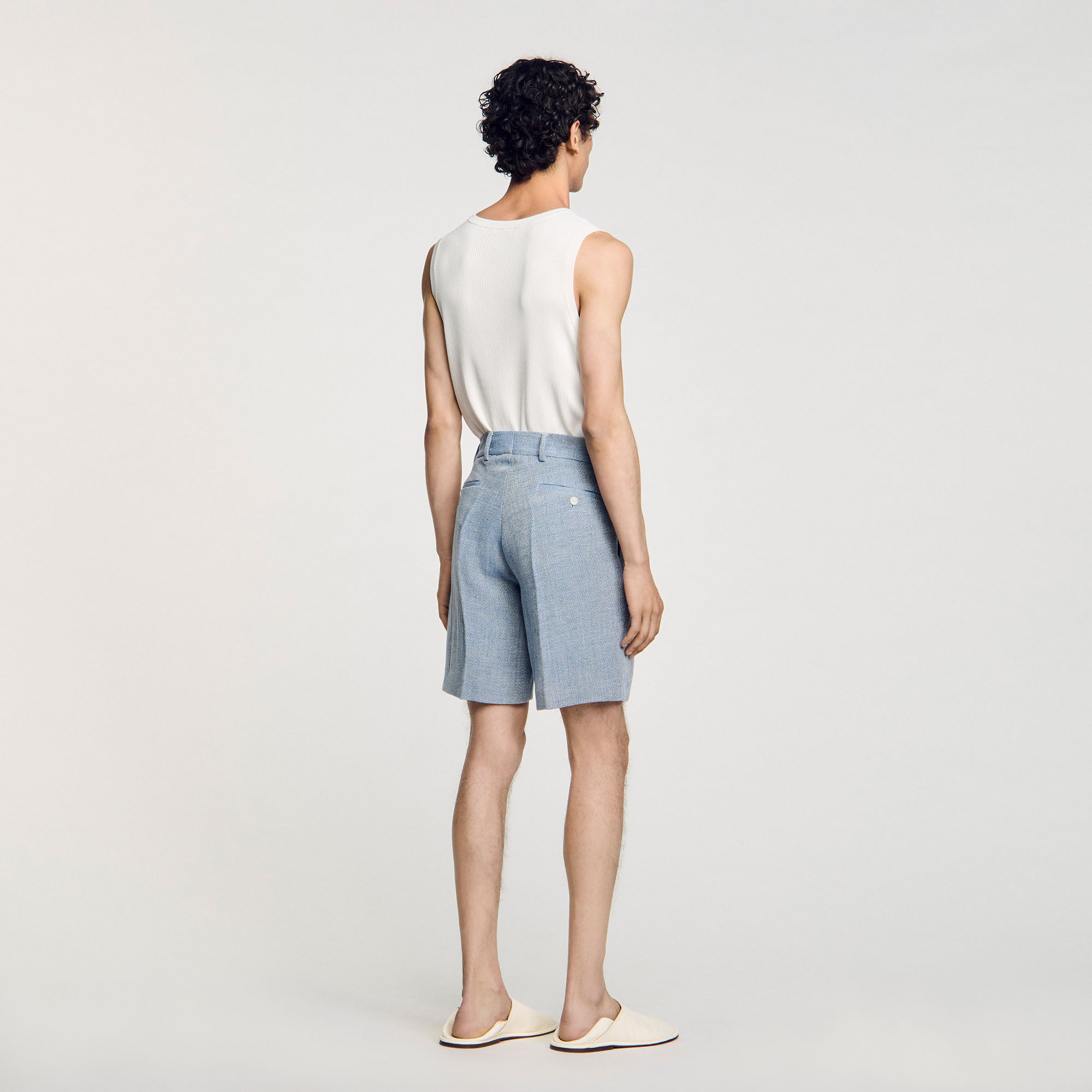 Shorts con piega