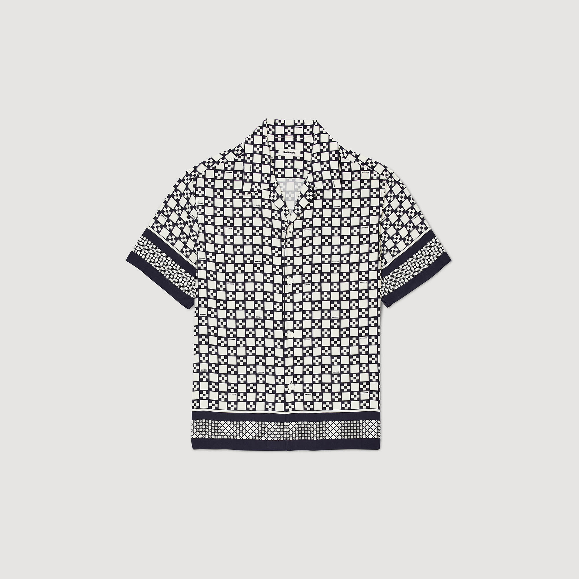 Camicia a maniche corte Square Cross