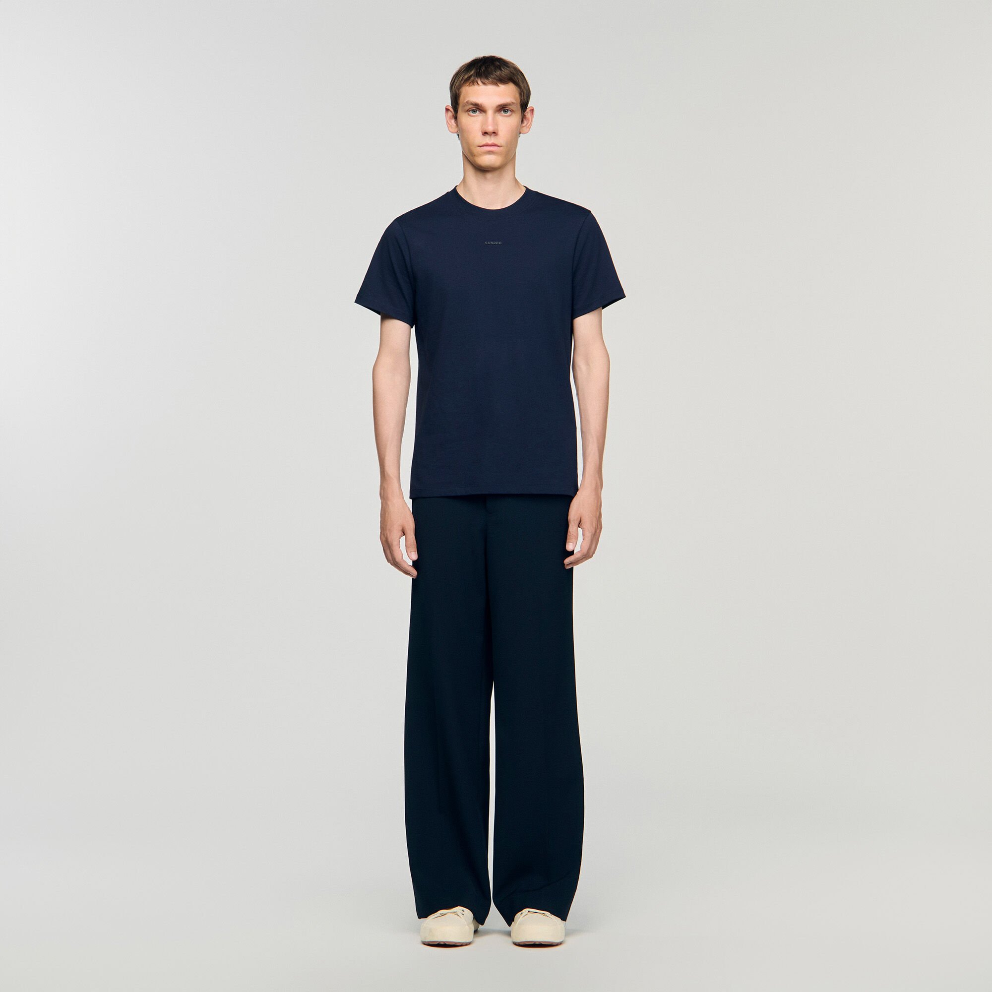 T-shirt in cotone con logo
