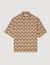 Camicia fluida con stampa a corde