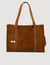 Shopping bag in scamosciato