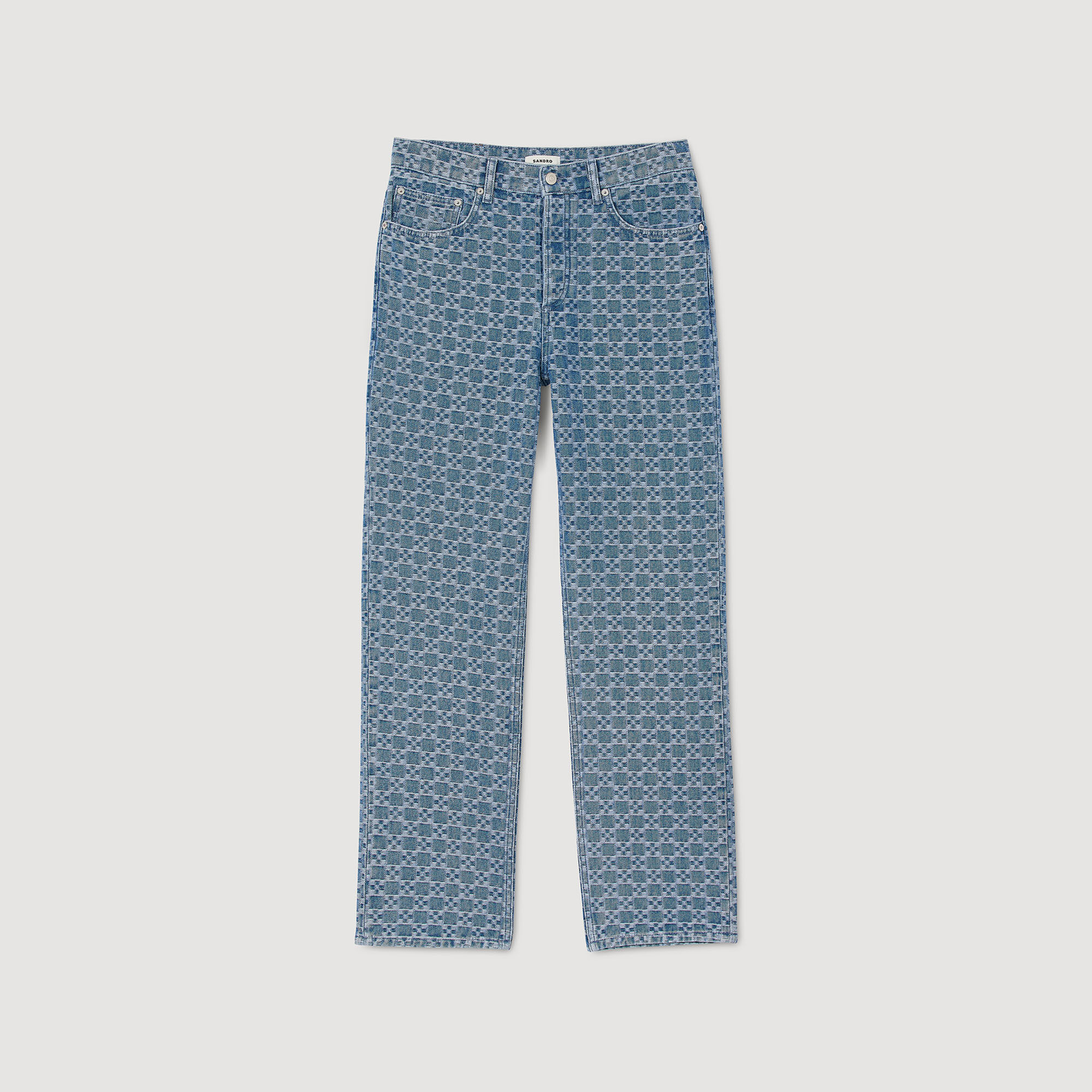 Jeans regular square cross