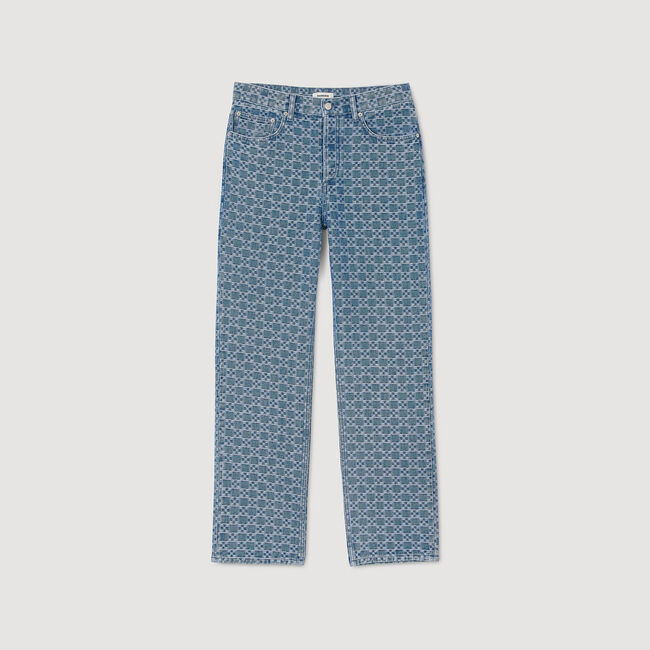 Jeans regular square cross