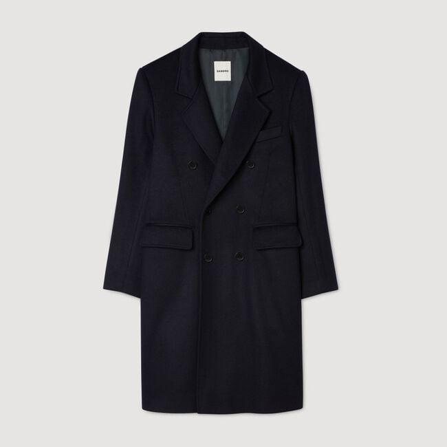 Cappotto doppiopetto lana cashmere