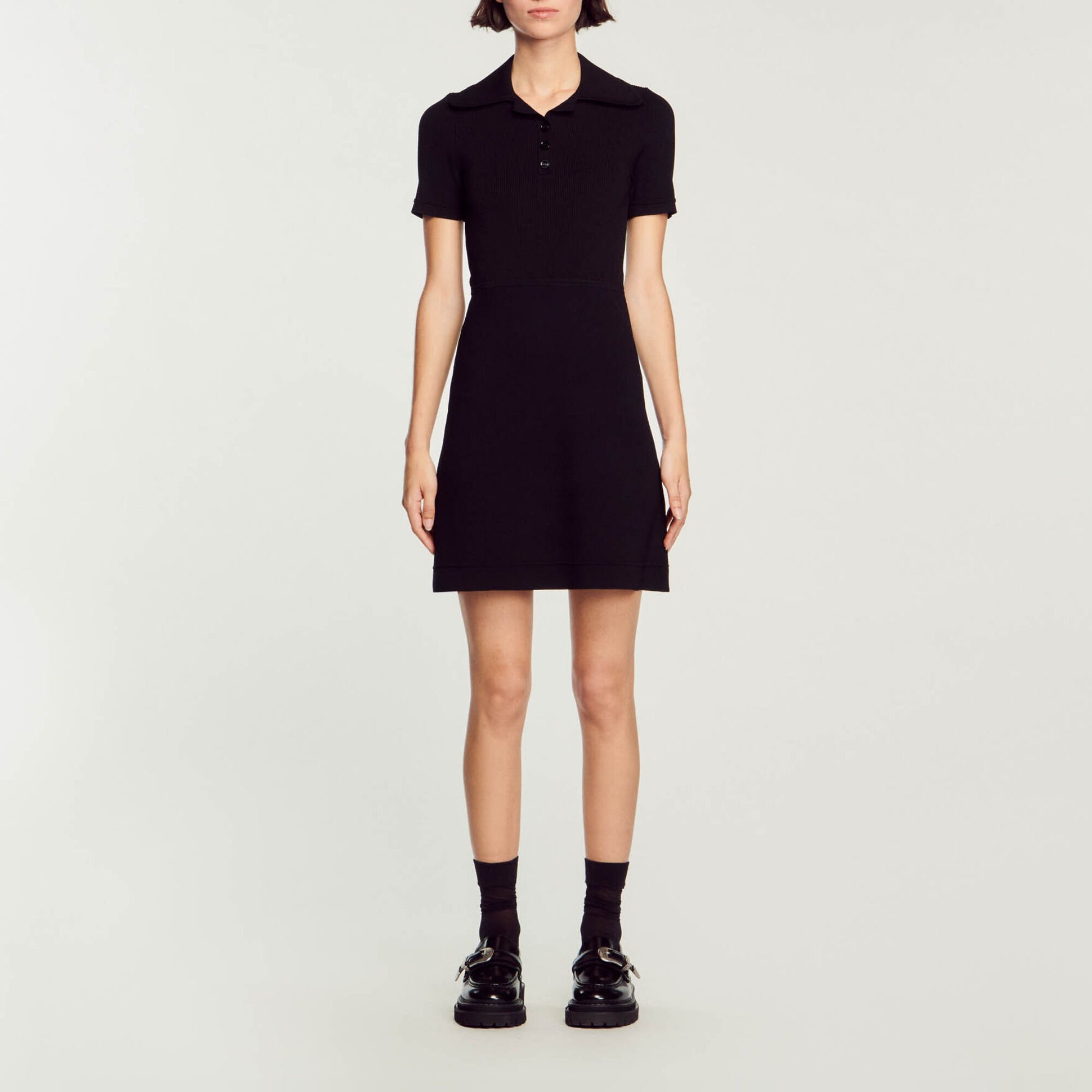 Abito in maglia a coste