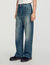 Jeans baggy d&eacute;lav&eacute; in cotone - Uomo | Sandro
