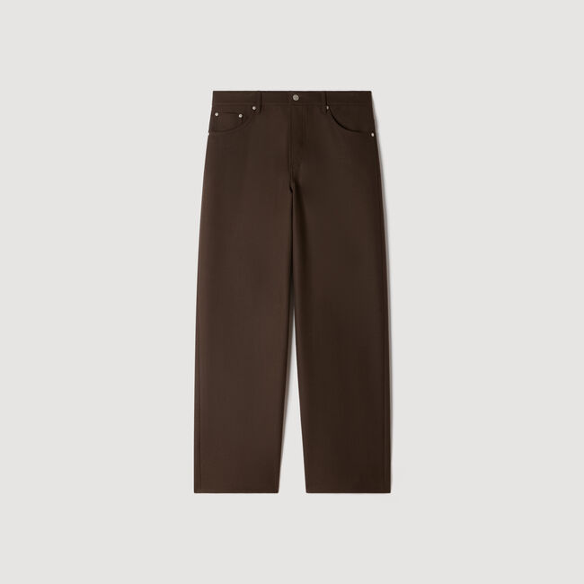 Pantaloni dritti cinque tasche