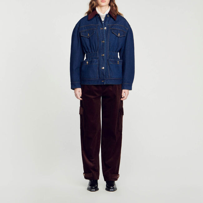 Giacca in jeans double face