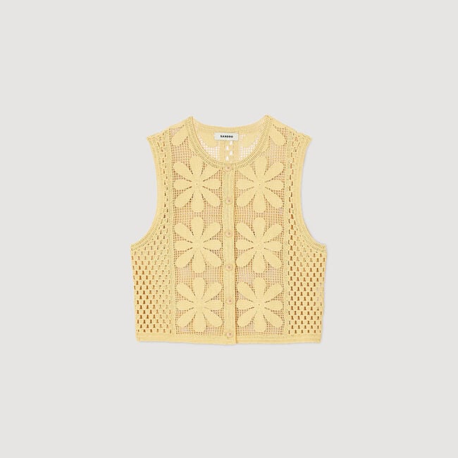 Cardigan in crochet