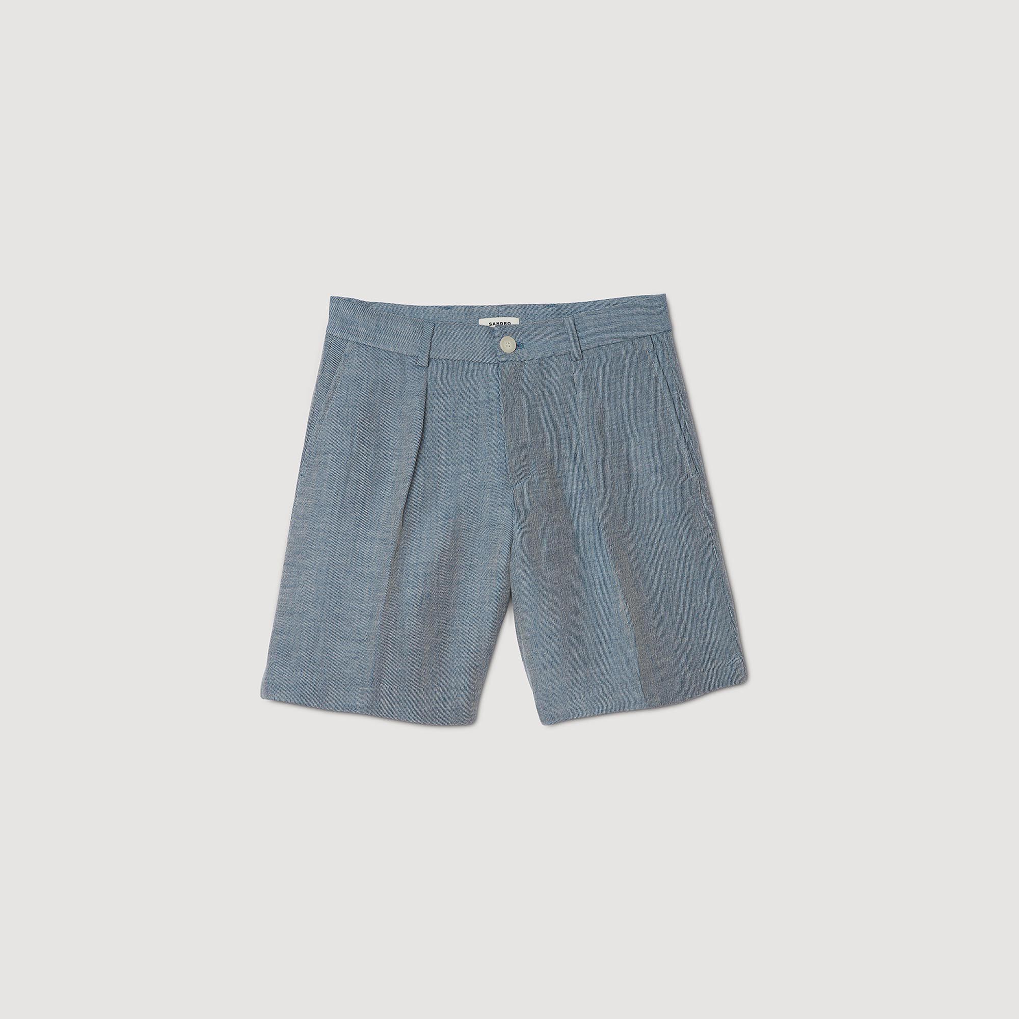 Shorts con piega