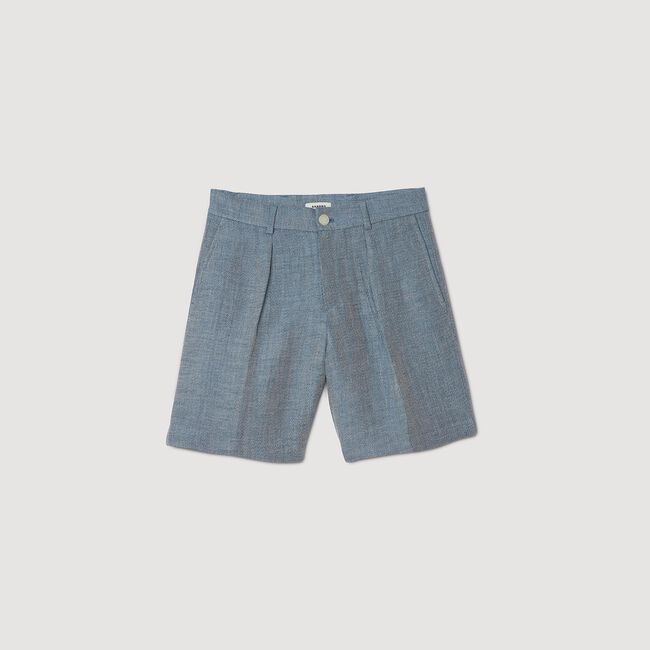 Shorts con piega