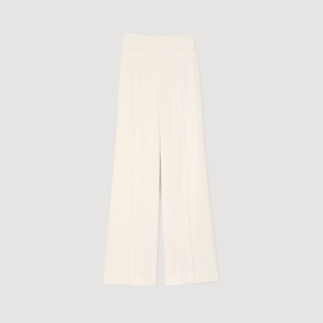 Pantaloni da abito con lustrini