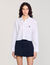 Camicia corta in popeline