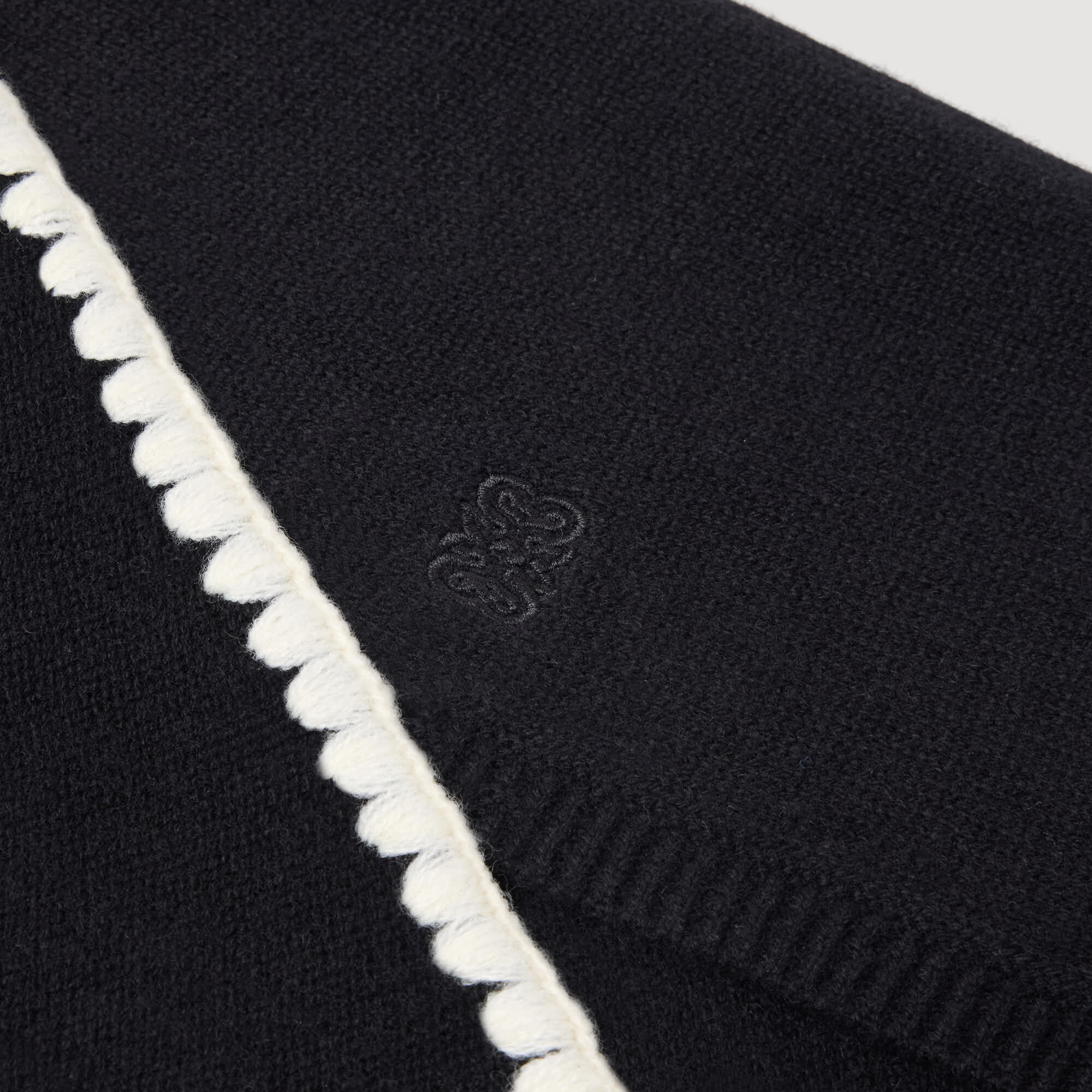 Sciarpa in lana a coste Sciarpa in lana a coste