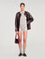 Shorts in maglia a rombi