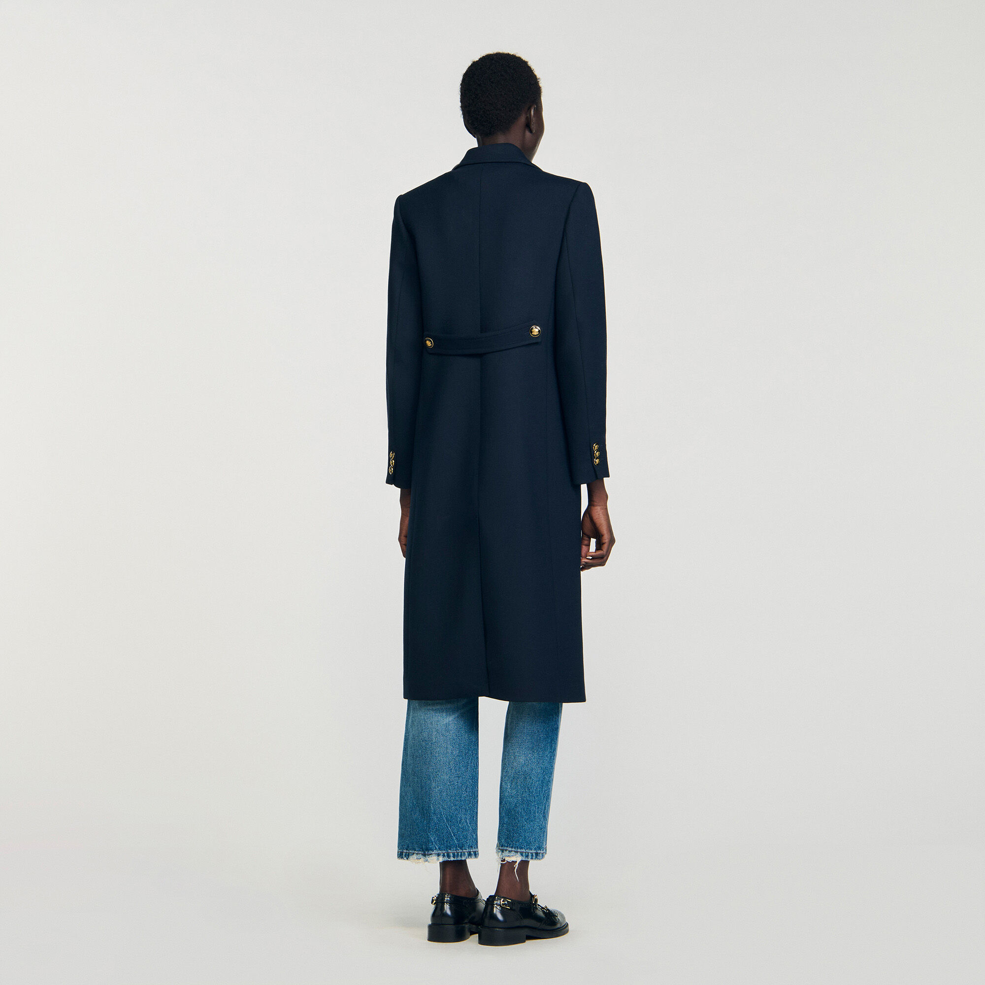 Cappotto lungo doppiopetto