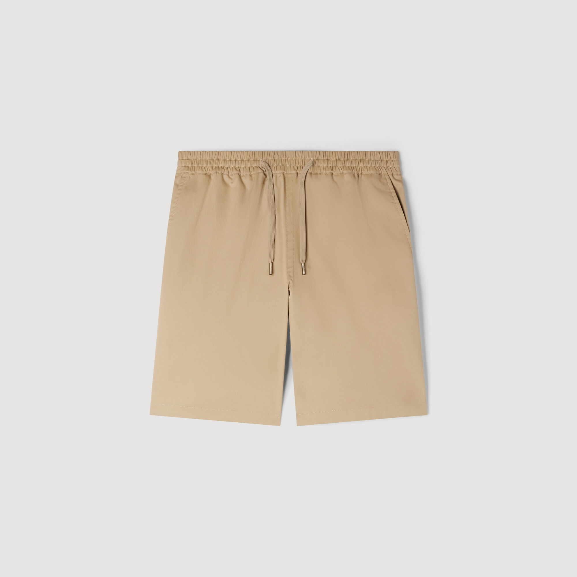 Shorts in cotone con vita elastica