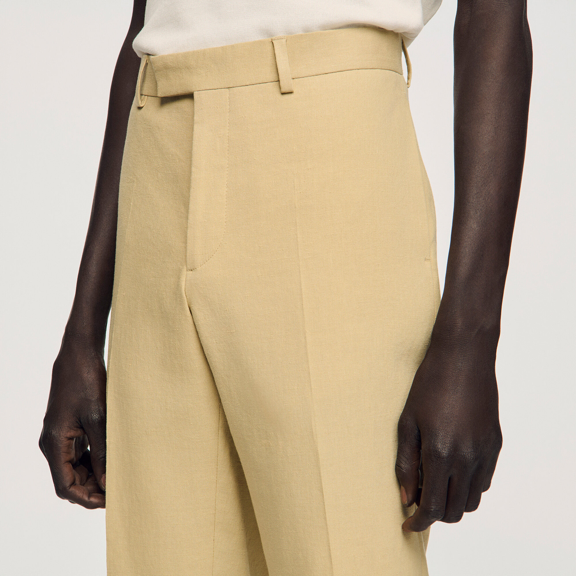 Pantaloni da abito in lino