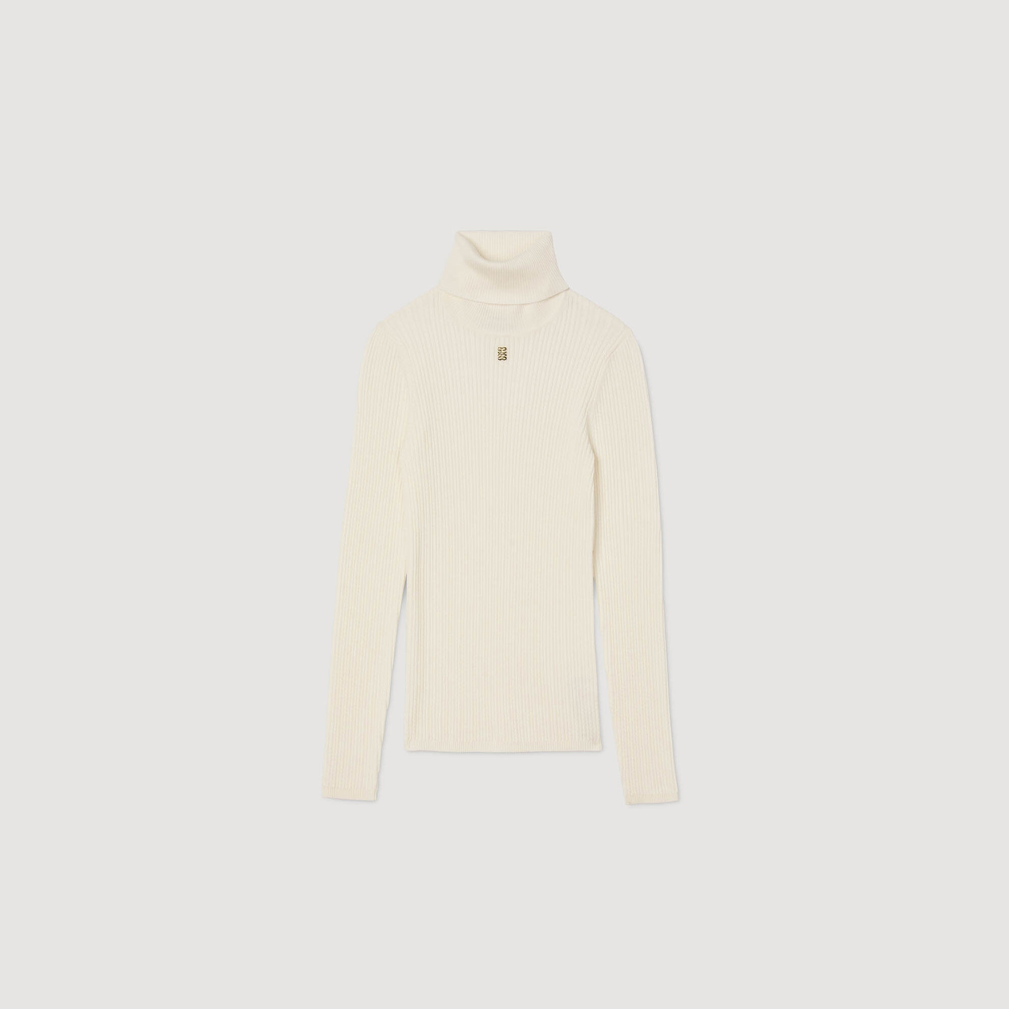 Maglione con collo alto