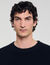 Maglione a coste in maglia