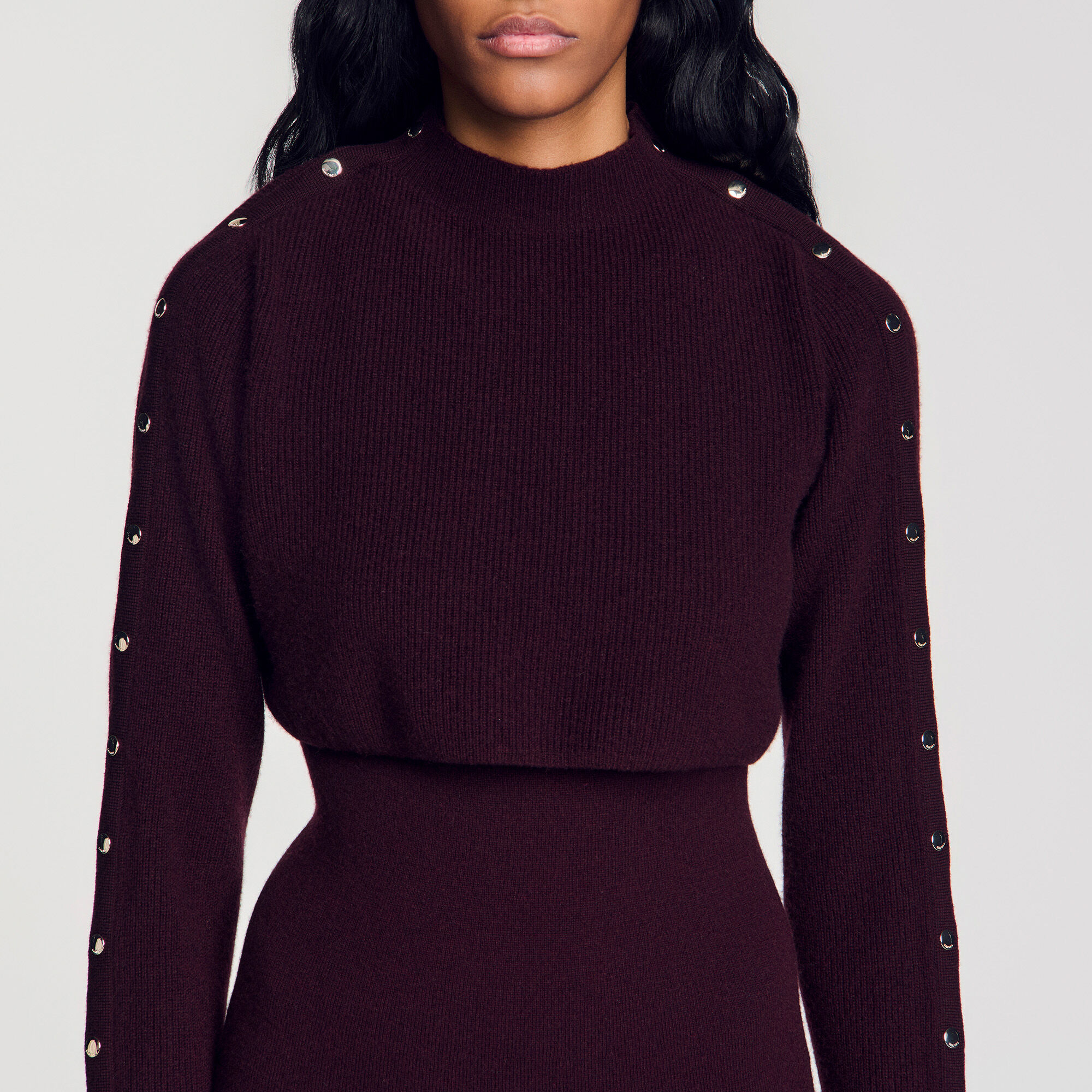 Abito lungo in maglia 2 in 1 - Donna | Sandro