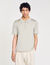 Polo in maglia con colletto con zip