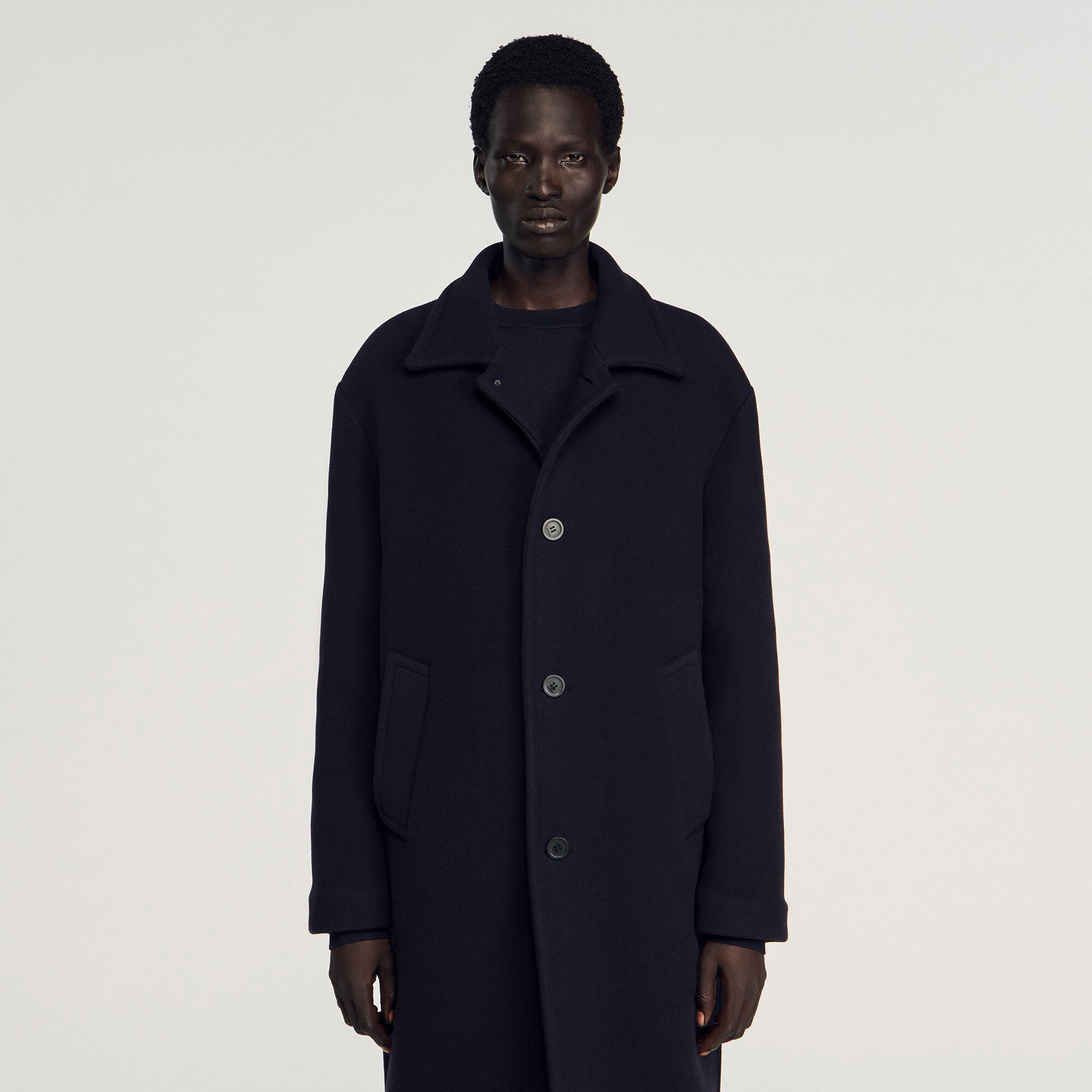Cappotto in lana e cashmere